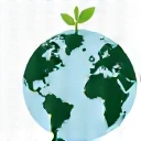 Globe icon representing eco-friendly practices